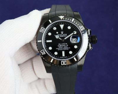 VS Factory Rolex Submariner V3 3135 Movement Oysterflex Band 41mm Watch